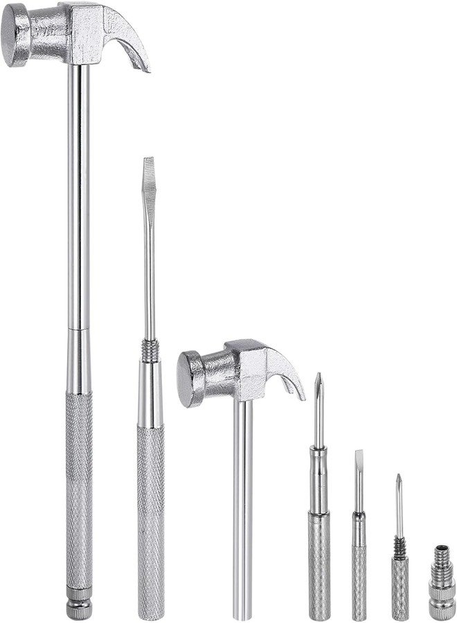 AARUX Multifunctional Metal Hammer and Screwdriver Set | Multi-Tool with Screwdriver Bits, Claw Hammer, Ergonomic Handle | Perfect for Home Repair, DIY Projects, Professional Use, Durable & Compact Tool Kit - Image 1